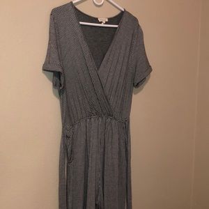 Black and White Checkered Jumper